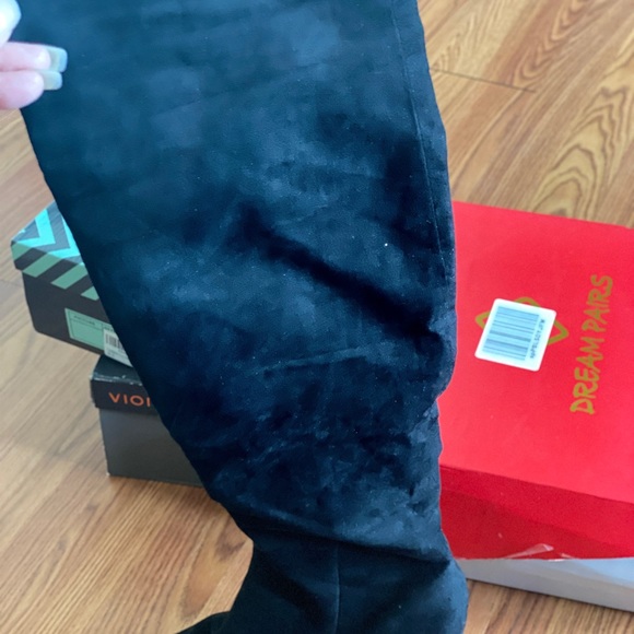 madden knee high suede material boots - Picture 3 of 4